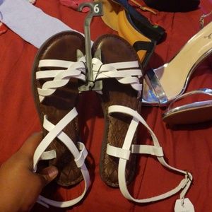White women's sandal